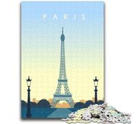 Jigsaws Puzzles 1000 Pieces for Teenagers Gifts Paris Educational Game Challenge Toy Wall Decoration Unique Birthday And Xmas Gifts (size 50x70cm)