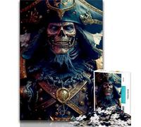 Jigsaws Puzzles 1000 Pieces for Teenagers Gifts Pirate Captain 1000 Piece Puzzle,Suitable for Desktop Decoration for And Age 14 (size 38x26cm)