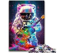 Jigsaws Puzzles 1000 Pieces for Teenagers Gifts Psychedelic Astronaut Educational Games Home Decoration Birthday Present, Gifts for Age 14+ 26x38cm