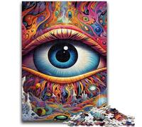 Jigsaws Puzzles 1000 Pieces for Teenagers Gifts Psychedelic Eyes 1000 Piece Puzzle,Educational Games Home Decoration Birthday Present, Gifts, Wall Art (26x38cm)