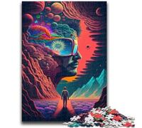 Jigsaws Puzzles 1000 Pieces for Teenagers Gifts Psychedelic Mindtrip Help The Brain Exercise Addictive Toys to Cultivate Patience A Work of Art 50x75cm