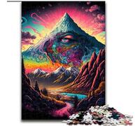 Jigsaws Puzzles 1000 Pieces for Teenagers Gifts Psychedelic Valley, Suitable for Ages 14 And Up Home Decor Deal As Gifts for The Whole Family (Size 26x38cm)