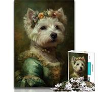 Jigsaws Puzzles 1000 Pieces for Teenagers Gifts Retro Dog Adult Puzzles,Toys Educational Games Stress Relieving Unique Birthday And Gifts 26x38cm