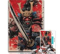 Jigsaws Puzzles 1000 Pieces for Teenagers Gifts Samurai Teenager Puzzles,Decompressing Intellectual Educational Toy Birthday Gift (size 38x26cm)