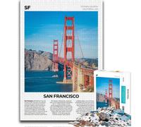 Jigsaws Puzzles 1000 Pieces for Teenagers Gifts San Francisco,Challenging To Complete But Fun And Humorous Birthday Present,Gifts,Wall Art (38x26cm)