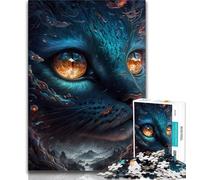 Jigsaws Puzzles 1000 Pieces for Teenagers Gifts Scottish Fold Cat 1000 Pieces for Teenagers,Quiz Game for Is Ideal As A Gift for The Whole Family (size 75x50cm)