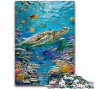Jigsaws Puzzles 1000 Pieces for Teenagers Gifts Sea Turtle for And 14 Years And over Anti-Stress Toys Christmas Birthday Gift 50x75cm