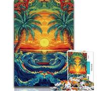 Jigsaws Puzzles 1000 Pieces for Teenagers Gifts Sea View 1000 Piece Jigsaw,Unique Birthday And Gifts for Age 14 Years Up 38x26cm