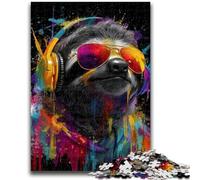 Jigsaws Puzzles 1000 Pieces for Teenagers Gifts Sloth 1000 Piece Puzzle,Fun Activity for Home, Rainy Days Toys, Birthday Gifts (38x26cm)