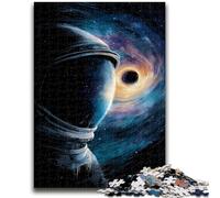 Jigsaws Puzzles 1000 Pieces for Teenagers Gifts Space Astronaut for Age 14+ Quiz Game Fun at Home Activities, Birthday Present,Travel Gifts 38x26cm