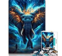 Jigsaws Puzzles 1000 Pieces for Teenagers Gifts Space Elephants Adult Jigsaw,Family Educational Games Home Decoration Gift (size 75x50cm)