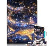 Jigsaws Puzzles 1000 Pieces for Teenagers Gifts Star Whale 1000 Piece Puzzle,Educational Stress Relief Toy Gifts for Friends And Family 26x38cm