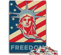 Jigsaws Puzzles 1000 Pieces for Teenagers Gifts Statue of Liberty Suitable for Ages 14 And Up Family Games Deal As Gifts for The Whole Family (size 38x26cm)