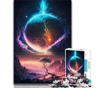 Jigsaws Puzzles 1000 Pieces for Teenagers Gifts Stellar Sunset Galaxy 1000 Pieces for Teenagers,Quiz Game for Is Ideal As A Gift for The Whole Family (size 38x26cm)