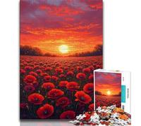 Jigsaws Puzzles 1000 Pieces for Teenagers Gifts Sunflowers in The Sunset Adult Puzzles,Stress Reliever Staycation Kill Time Parent-child Interaction (size 38x26cm)