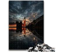 Jigsaws Puzzles 1000 Pieces for Teenagers Gifts Sunset Landscape 1000 Piece Puzzle,Educational Games Home Decoration Birthday Present, Gifts, Wall Art (26x38cm)