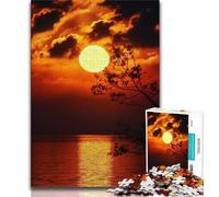 Jigsaws Puzzles 1000 Pieces for Teenagers Gifts Sunset Landscape 1000 Pieces for Teenagers,for Challenging Toy Game And Family Play (size 75x50cm)