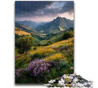Jigsaws Puzzles 1000 Pieces for Teenagers Gifts Sunset Landscape Puzzles for Adults,Fun Present & Activity for Home,Toy for Rainy Days (38x26cm)
