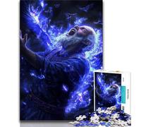 Jigsaws Puzzles 1000 Pieces for Teenagers Gifts Ten Medieval Angel Knights Adult Puzzles,Stress Reliever Staycation Kill Time Parent-child Interaction (size 75x50cm)