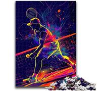 Jigsaws Puzzles 1000 Pieces for Teenagers Gifts Tennis Players Puzzles for Teenagers,Unique Birthday And Gifts for And Age 14 Years Up (38x26cm)
