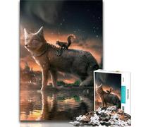 Jigsaws Puzzles 1000 Pieces for Teenagers Gifts The Evil Squirrel 1000 Pieces for Adults,Decompressing Intellectual Educational Toy Perfect Decoration (size 75x50cm)