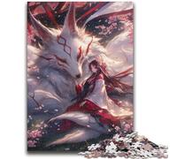 Jigsaws Puzzles 1000 Pieces for Teenagers Gifts The Fox And The Girl Puzzles for Adults,Educational Games DIY Toys Great Gifts And Toys (38x26cm)