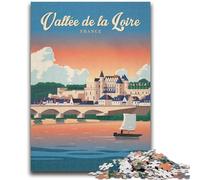 Jigsaws Puzzles 1000 Pieces for Teenagers Gifts The Loire Valley Teenager Jigsaw,learning Educational for Is Ideal As A Gift for The Whole Family (50x75cm)