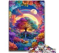 Jigsaws Puzzles 1000 Pieces for Teenagers Gifts Tree of Life Jigsaw,learning Educational for Is Ideal As A Gift for The Whole Family (50x75cm)
