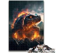 Jigsaws Puzzles 1000 Pieces for Teenagers Gifts Turle Fire Suitable for Ages 14 And Up Family Games Deal As Gifts for The Whole Family 26x38cm