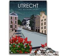 Jigsaws Puzzles 1000 Pieces for Teenagers Gifts Utrecht The Netherlands Learning Educational Toy for Is Ideal As A Gift for The Whole Family (size 50x75cm)