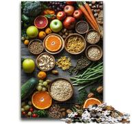 Jigsaws Puzzles 1000 Pieces for Teenagers Gifts Vegetables Collection Learning Educational Toys Fun at Home Activities, Birthday Present,Travel Gifts 26x38cm