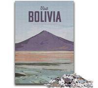 Jigsaws Puzzles 1000 Pieces for Teenagers Gifts Visit Bolivia Learning Educational Toy for Is Ideal As A Gift for The Whole Family (size 38x52cm)