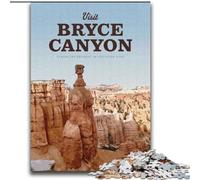 Jigsaws Puzzles 1000 Pieces for Teenagers Gifts Visit Bryce Canyon for And from 14 Years And over Play Toys Because It Is Ideal As A Gift for The Whole Family (38x52cm) 1000pcs