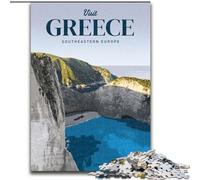 Jigsaws Puzzles 1000 Pieces for Teenagers Gifts Visit Greece for And from 14 Years And over Play Toys Because It Is Ideal As A Gift for The Whole Family (26x38cm) 1000pcs