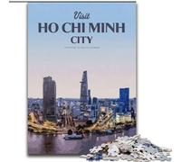 Jigsaws Puzzles 1000 Pieces for Teenagers Gifts Visit Ho Chi Minh City for And from 14 Years And over Play Toys Because It Is Ideal As A Gift for The Whole Family (50x75cm) 1000pcs