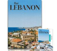 Jigsaws Puzzles 1000 Pieces for Teenagers Gifts Visit Lebanon,Family Game Stress Reliever Difficult Challenge Suitable for Couples (38x26cm)