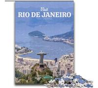 Jigsaws Puzzles 1000 Pieces for Teenagers Gifts Visit Rio De Janeiro for And from 14 Years And over Play Toys Because It Is Ideal As A Gift for The Whole Family (38x52cm) 1000pcs