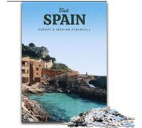 Jigsaws Puzzles 1000 Pieces for Teenagers Gifts Visit Spain for And from 14 Years And over Play Toys Because It Is Ideal As A Gift for The Whole Family (26x38cm) 1000pcs