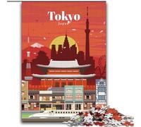 Jigsaws Puzzles 1000 Pieces for Teenagers Gifts Visit Tokyo for And from 14 Years And over Play Toys Because It Is Ideal As A Gift for The Whole Family (38x52cm) 1000pcs