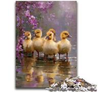 Jigsaws Puzzles 1000 Pieces for Teenagers Gifts Walking Baby Duck Help The Brain Exercise Addictive Toys to Cultivate Patience A Work of Art 26x38cm