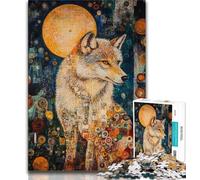 Jigsaws Puzzles 1000 Pieces for Teenagers Gifts Wolf Art,Challenging To Complete But Fun And Humorous Birthday Present,Gifts,Wall Art (38x26cm)