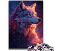 Jigsaws Puzzles 1000 Pieces for Teenagers Gifts Wolf at Sunset 1000 Piece Puzzle,Educational Games Home Decoration Birthday Present, Gifts, Wall Art (75x50cm)