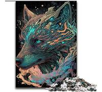 Jigsaws Puzzles 1000 Pieces for Teenagers Gifts Wolf Fairy Tale Characters, Help The Brain Exercise Addictive Toys to Cultivate Patience Enhance Memory (Size 26x38cm)