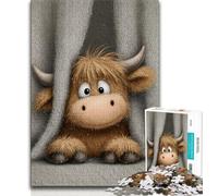 Jigsaws Puzzles 1000 Pieces for Teenagers Gifts Yak,Challenging Game Toys Wall Decoration Unique Birthday And Xmas Gifts (38x26cm)