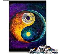Jigsaws Puzzles 1000 Pieces for Teenagers Gifts Yin And Yang,Train Your Brain And Hands Gifts for Friends And Family 38x26cm
