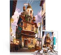 Jigsaws Puzzles 2000 Piece For Adults teenagers Working building Made of cardboard,for age 14 years and over Work of art Unique Home Decorations and Gifts。size:70x100cm/27.5x39.3inch