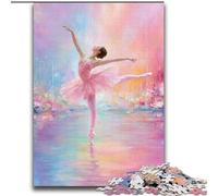 Jigsaws Puzzles 2000 Pieces for Adults Gifts Ballet Dancer,Stress Reliever Staycation Kill Time Enhance Love between Couples 70X100cm