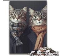 Jigsaws Puzzles 2000 Pieces for Adults Gifts Cat Couple Educational Stress Relief Toy Gifts for Friends And Family 70x100cm