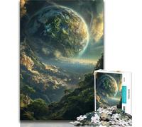 Jigsaws Puzzles 2000 Pieces for Adults Gifts Fantasy Earth,Help The Brain Exercise Addictive Toys to Cultivate Patience Gift For Birthdays 70x100cm
