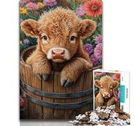 Jigsaws Puzzles 2000 Pieces for Adults Gifts Farm Yak,Learning Educational Toys Family Games Unique Birthday And Gifts 70x100cm